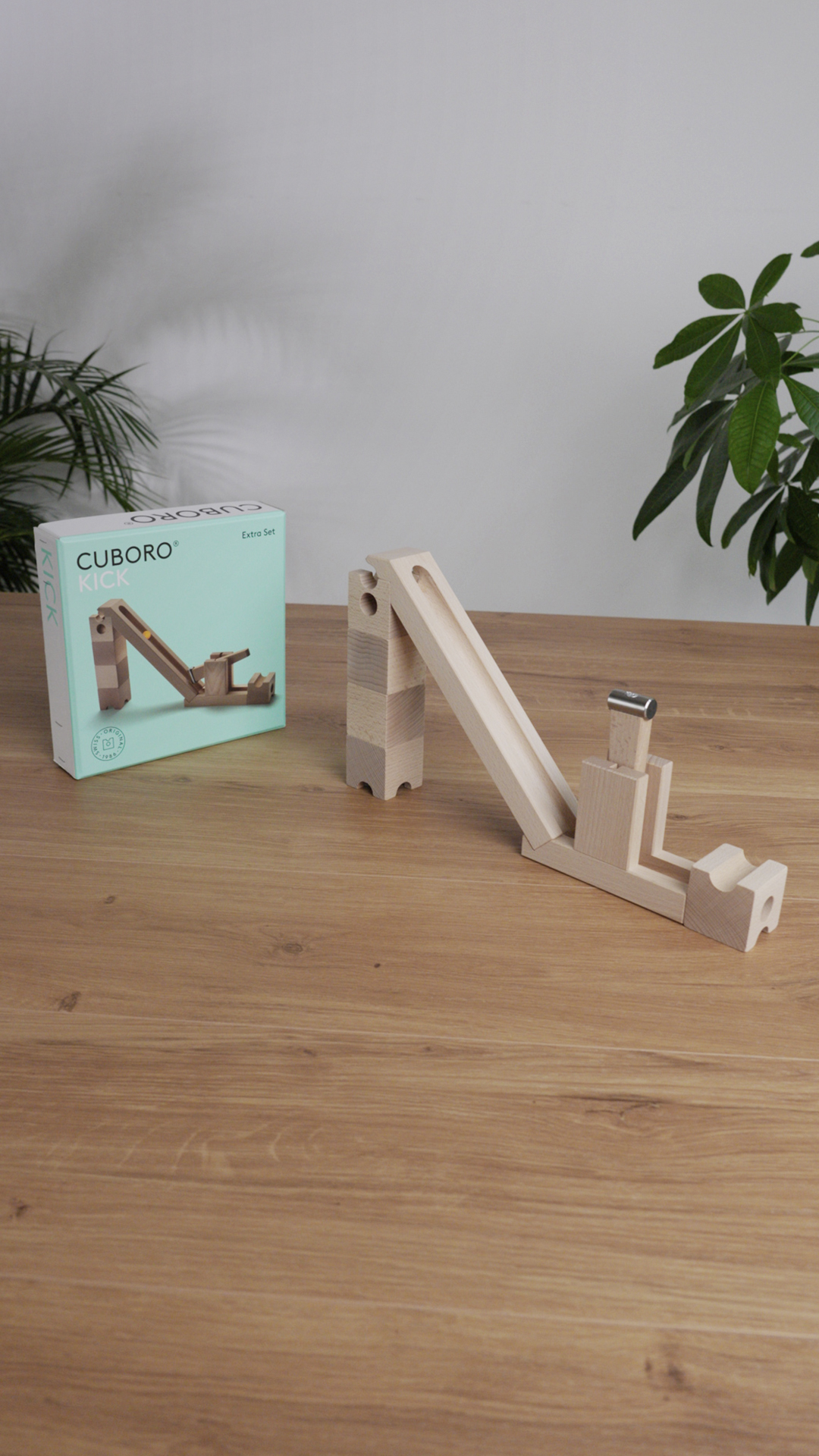 CUBORO KICK marble run Extra Set made of Swiss wood