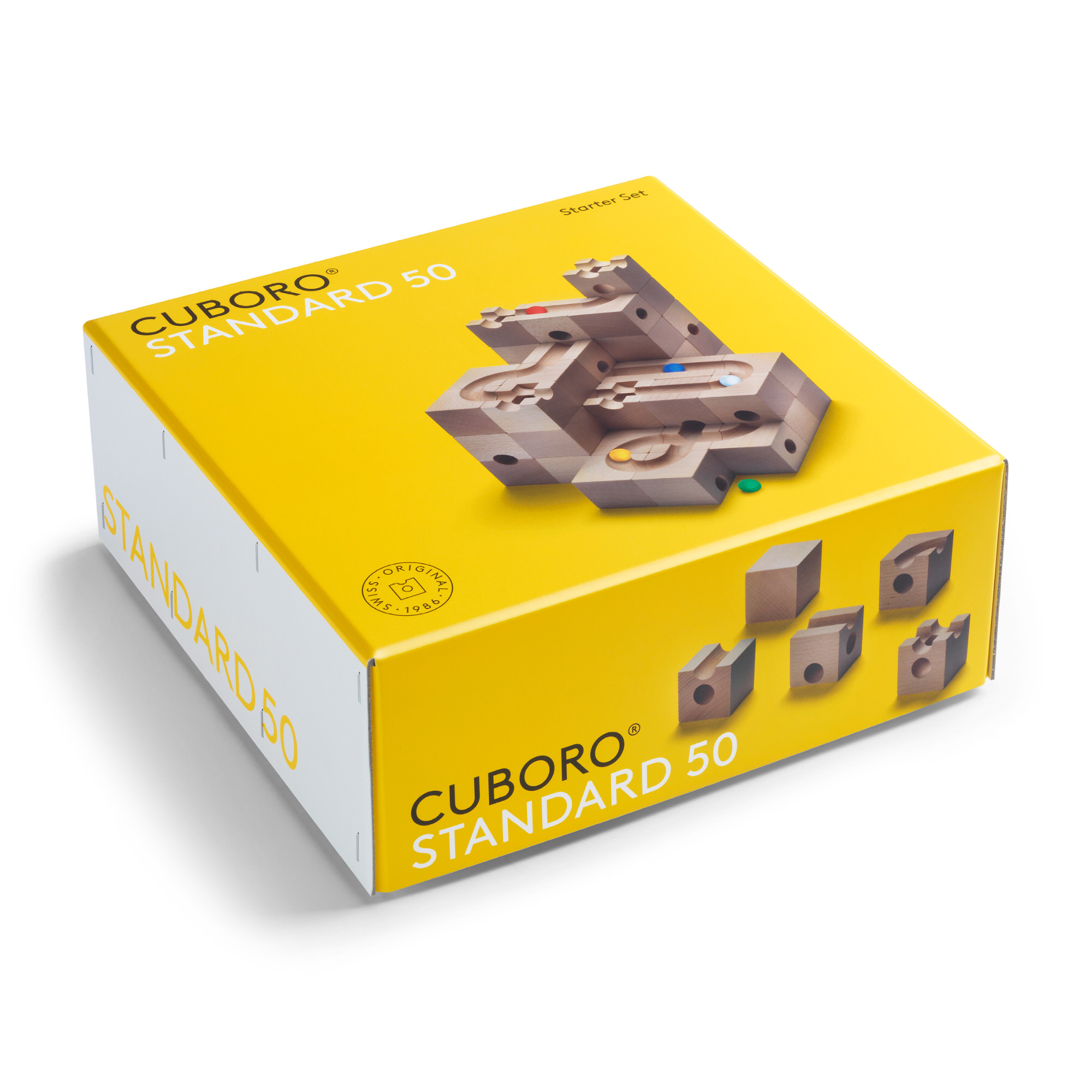 CUBORO | CUBORO STANDARD 50 marble run Starter Set made of Swiss wood